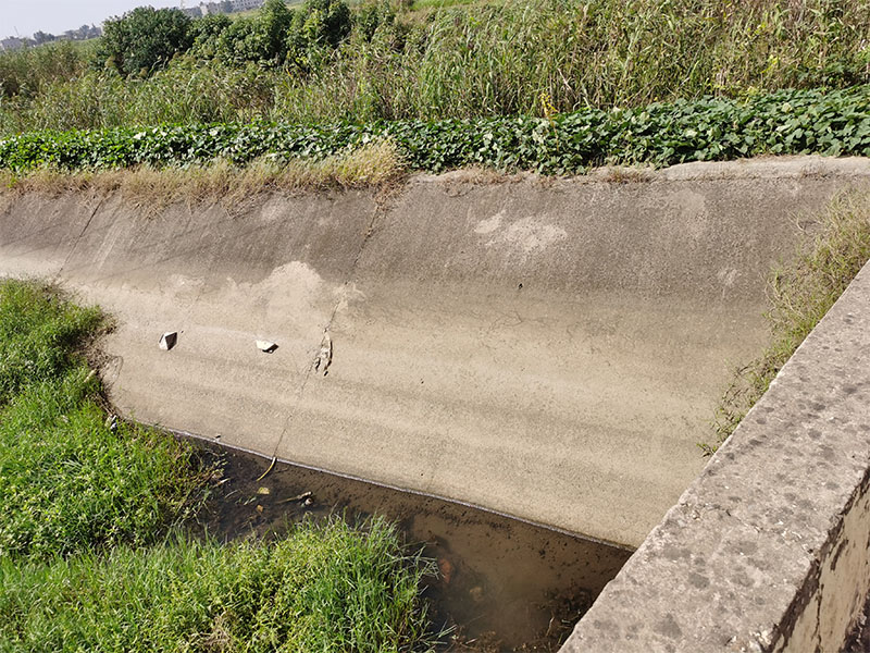 安徽一某地區明渠灌溉項目考察測量